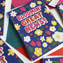 Blooming Great News Funny Flower Congratulations Card, thumbnail 2 of 5