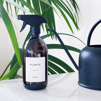 Amber Spray Bottle With Personalised Label, 10 of 12