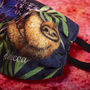 Personalised Tropical Sloth Reusable Face Mask Covering, thumbnail 1 of 3