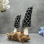 Hand Carved Teak Root Wooden Mushroom Statue Home Gift, thumbnail 9 of 11