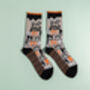 Cat Dad Bamboo Socks Letterbox, thumbnail 2 of 2