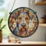 Airedale Terrier Stained Glass Effect Suncatcher, thumbnail 6 of 6