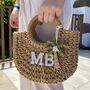 Personalised Palm Tree Wicker Bag, thumbnail 2 of 2