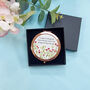 Personalised Floral Friendship Compact Mirror, thumbnail 8 of 8