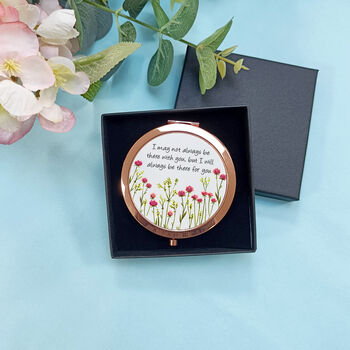 Personalised Floral Friendship Compact Mirror, 8 of 8
