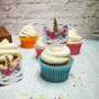 Cute Unicorn Cupcake Baking Kit Make At Home, thumbnail 3 of 5