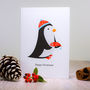 Christmas Card Pack Of Four Flamingo Penguin Bear Robin, thumbnail 3 of 9