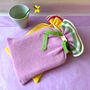 Personalised Cashmere Hot Water Bottle, Candy Striped, thumbnail 4 of 8