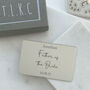 Stainless Steel Engraved ‘Father Of The Bride’ Wallet Card, thumbnail 1 of 6