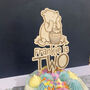 Personalised Pooh Bear Cake Topper For Birthdays, thumbnail 2 of 5