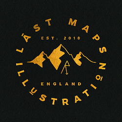 last maps logo gold and black