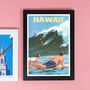 Authentic Vintage Travel Advert For Hawaii, thumbnail 3 of 8