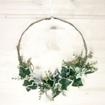 Winter Hoop Wreath Kit, 6 of 9