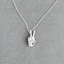 Small Victory Silver Necklace, thumbnail 7 of 7