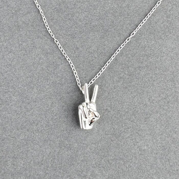 Small Victory Silver Necklace, 7 of 7
