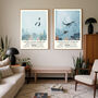 Set Of Two Natural History Museum Ocean Art Prints, thumbnail 1 of 4