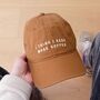 ‘I Think I Need More Coffee’ Cotton Baseball Cap, thumbnail 3 of 9