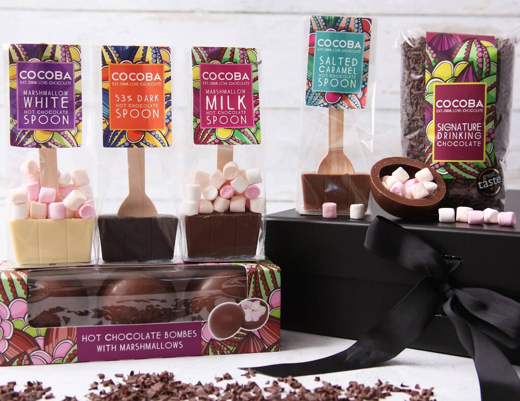 The Hot Chocolate Collection Gift Set By Cocoba