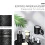 Set Of Five Black Resin Bathroom Accessories, thumbnail 2 of 8