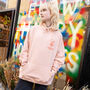 Everything Is Peachy Unisex Graphic Hoodie In Peach, thumbnail 2 of 7
