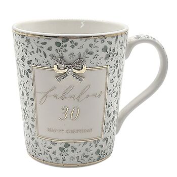 Fabulous 30th Birthday Mug Gift Fine China, 2 of 4