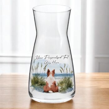 Personalised Border Collie Dog Beach Walk Collection, 7 of 8