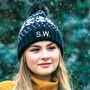 Personalised Adults Pom Pom Hat, thumbnail 1 of 4