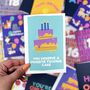 Colourful 'You Deserve A Massive Cake' Birthday Card, thumbnail 1 of 3