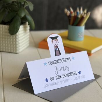Personalised Boy's Graduation Card, 2 of 5