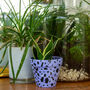 Faux Terrazzo Hand Painted Plant Pot, thumbnail 2 of 3