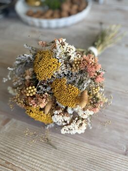 Golden Meadow Dried Flower Bouquet, 4 of 4