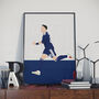 Lawrence Shankland Scotland Football Print, thumbnail 1 of 4