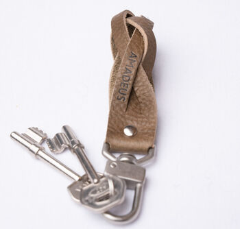 Braided Leather Keyring, 7 of 8