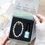 Abundance Amazonite Crystal Essential Oil Bracelet, thumbnail 1 of 3