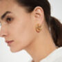 Double Hoop Earrings, thumbnail 2 of 4