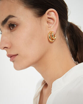 Double Hoop Earrings, 2 of 4