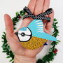 British Birds Christmas Tree Decorations, thumbnail 4 of 7