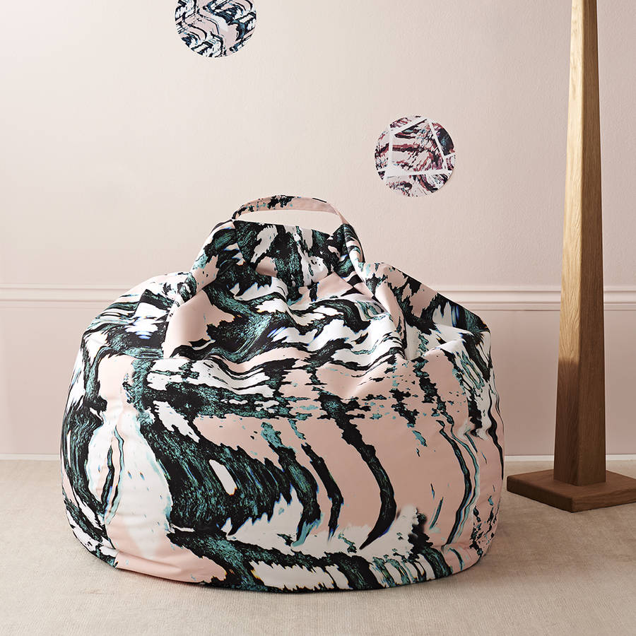 patterned bean bag by tillyanna