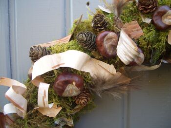 Woodland Wreath For Door And Wall Decoration, 2 of 3