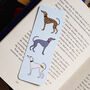 Multicolour Whippets Bookmark, thumbnail 1 of 2