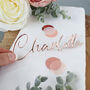 Rose Gold Delicate Wedding Place Settings, thumbnail 7 of 12
