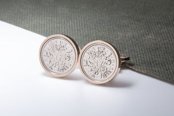 Lucky Sixpence Coin Cufflinks 1928 To 1967, 3 of 5