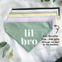 Big Sis Or Bro Pastel Dog Bandana, thumbnail 7 of 8