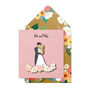 Handmade Mr And Mrs Wedding Couple Personalised Greeting Card, thumbnail 1 of 4