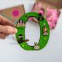 Personalised Paint Your Own Witch Wooden Letter, thumbnail 2 of 7