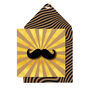 Handmade Black Moustache Card, thumbnail 1 of 5