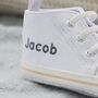 Personalised White High Tops Trainers, thumbnail 2 of 4