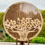 Personalised Oak Tree Wedding Guest Book Alternative – Wooden Drop Box, thumbnail 1 of 3