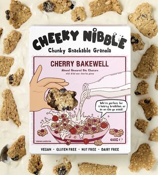 Cherry Bakewell Vegan And Gluten Free Granola, 2 of 3