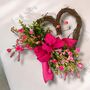 Floral Heart Shape Rattan Wreath, thumbnail 7 of 7